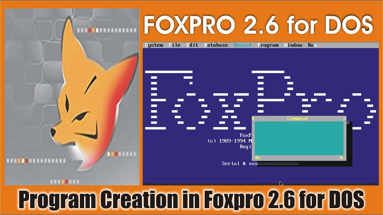 foxpro 2.6 windows 10